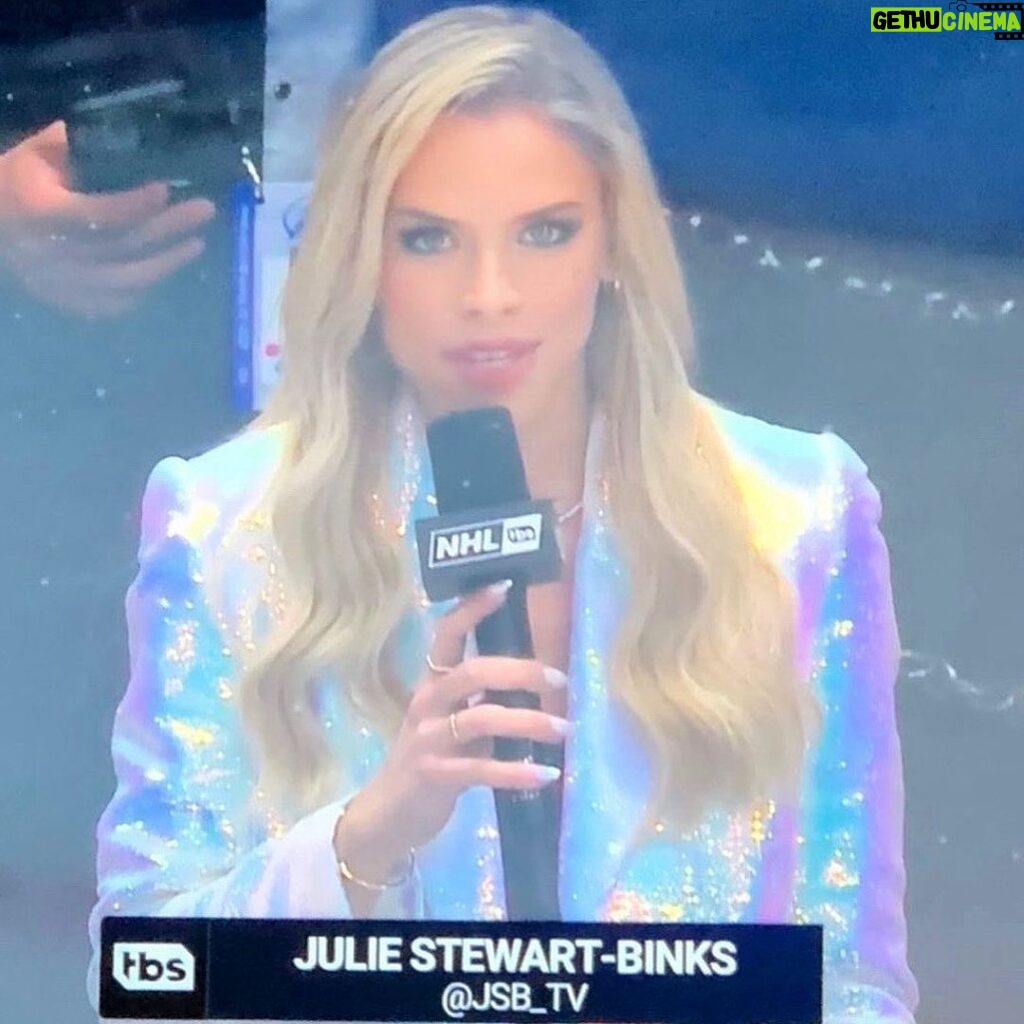 Julie Stewart-Binks Instagram - HOCKEY. IS. BACK. ❤️🏒 There’s nothing like it. Can’t wait to cover another NHL season. From covering @queensgaels & the @ohlofficial on TV Cogeco, shotlisting games on @hockeynight (including the time I dressed up for Halloween and absolutely nobody - nobody - else did), working with the @nhlbruins scouting combine, covering the WHL on @ctvregina, doing a documentary on Ryan Murray (one of the most fulfilling things I’ve done in my career) mixing in some NHL on the prairies, to hosting @lakings games, covering the Stanley Cup for @fs1, talking pucks on @sportscenter, spending 3 glorious years with the @anaheimducks, covering the playoffs for @nhlontnt, hosting two shows for the @nhl and having my own NHL segment on @snytv, the journey has been absolutely incredible. Writing all that, I can’t believe how incredibly lucky I’ve been. It’s amazing seeing some of these players who I used to shoot highlights of in midget AAA hoist the Stanley Cup. From the scouts to the equipment managers, arena staff, trainers, PR staff, assistant coaches, head coaches, GMs, owners, and every broadcaster & TV truck in North America that I’ve had a few wobbly pops with, I’ve enjoyed every second of it. I can’t wait to cover this incredible game again this year. #NHL #hockey #nhlontnt #stanleycuplive #stanleycup #ohl #whl #aroundtherinkswithbinks Manhattan, New York