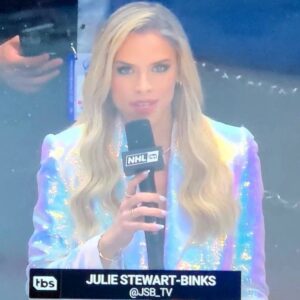 Julie Stewart-Binks Instagram - HOCKEY. IS. BACK. ❤️🏒

There’s nothing like it. Can’t wait to cover another NHL season. From covering @queensgaels & the @ohlofficial on TV Cogeco, shotlisting games on @hockeynight (including the time I dressed up for Halloween and absolutely nobody - nobody - else did), working with the @nhlbruins scouting combine, covering the WHL on @ctvregina, doing a documentary on Ryan Murray (one of the most fulfilling things I’ve done in my career) mixing in some NHL on the prairies, to hosting @lakings games, covering the Stanley Cup for @fs1, talking pucks on @sportscenter, spending 3 glorious years with the @anaheimducks, covering the playoffs for @nhlontnt, hosting two shows for the @nhl and having my own NHL segment on @snytv, the journey has been absolutely incredible. Writing all that, I can’t believe how incredibly lucky I’ve been. 

It’s amazing seeing some of these players who I used to shoot highlights of in midget AAA hoist the Stanley Cup. From the scouts to the equipment managers, arena staff, trainers, PR staff, assistant coaches, head coaches, GMs, owners, and every broadcaster & TV truck in North America that I’ve had a few wobbly pops with, I’ve enjoyed every second of it. 

I can’t wait to cover this incredible game again this year. 

#NHL #hockey #nhlontnt #stanleycuplive #stanleycup #ohl #whl #aroundtherinkswithbinks