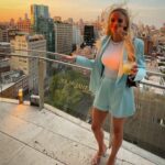 Julie Stewart-Binks Instagram - I’m as free as my hair 🎵 📸 @ryanfieldabc #newyorkcity #goldenhour #soldejaneiro #afterhours The Standard Hotel East Village