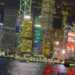 Julie Tan Instagram - Looking back at this photo, I remembered how I felt... I took a moment for myself, drew in a deep breath, and mumbled under my breath about how beautiful that night was. It was awesome to be there, enjoying the night with great company, whom I consider my family. @lnxglobal_official #hellohongkong #discoverhongkong Harbour City,hongkong
