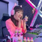 Julie Tan Instagram - Gaming can get very intense! And sometimes, I feel drained even after just 1 game. With just one shot of @5hourenergysg, you'll get the mental focus and energy boost you need for your next match! Also, it's a healthier alternative with no sugar and only 4 calories! Plusssss, for all you Spiderman fans, buying a 5-hour ENERGY®️ x Spider-Man™️: Across the Spider-Verse 6s branded pack gets you a movie edition figurine which features Gwen Stacy as well! Get yours now from major convenience stores or on @5hourenergysg online store: https://bit.ly/SPVJulie. Watch Spider-Man: Across the Spider-Verse. In cinemas June 1. Can’t wait! #EnergyForEveryDimension #SpiderVerseSG #energyshot #Ad #Sponsored #5HourEnergySG