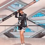 Julie Tan Instagram - It's been an incredible journey growing up with @amosananda - for those of you who don’t know, I’ve actually known him since I was 15! So so happy to be wearing a collab between 2 brands that I love ❤️ Wished I could be there to celebrate #MartellxAMOSANANDA but better late than never. Here's to more than a decade of friendship and many more years of success ahead! @martellofficial #MartellNoblige #martellcognac