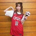 Jurina Matsui Instagram - ユニフォームと珍しい髪型🏀❤️🐻 JURINA 17😍😍😍 #バスケ #ユニフォーム #basketball #bリーグ #三遠ネオフェニックス #勝利 豊橋市総合体育館