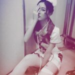 Jurina Matsui Instagram - #いいニーハイの日 💉❤️ セクシー過ぎたから白黒にしました😂 カラーはファンクラブに載せようかしら〜🫣❤️ My old nurse cosplay was too sexy so I made it in black and white 😂 Colors will be uploaded to the fan club ❣️ #ナース #ハロウィンナイト #過去pic #ニーハイ #コスプレ #sexy