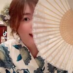 Jurina Matsui Instagram - 今日はお家で夏を感じてね👘💚わやわやわって名古屋弁に聞こえる😂tiktokに違うバージョンあるよ❣️ #名古屋弁 #わやわやわー #セパレート浴衣 #浴衣 #浴衣女子 #ダンス #dance #和服 #夏
