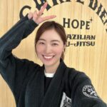 Jurina Matsui Instagram - 柔術で充実🥋🖤 やっと練習行けました〜👊🏻🔥 中井先生ありがとうございました🙇‍♀️ #blackfriday #柔術 #ブラジリアン柔術 #bjj #mma #スポーツ女子 #sports #格闘技 #道着