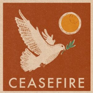Justin Vivian Bond Instagram - #ceasefire image: @rosannaprints