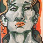 Justin Vivian Bond Instagram - Today, World AIDS Day, would have been my sister Kitty’s 60th birthday. Every year on Dec 1 I take some time to honor her memory and I allow myself to get lost remembering the irreverent joy and laughter she brought to this world, how much her zest for life and her raw carnal power intimidated and inspired me. She showed me how to live and maybe more importantly she showed me how to die with courage and grace. She was an actress, a showgirl, a singer, a shamaness, and a brilliant visual artist. She took me camping in the mountains of California, made magical tents on motel balconies for us to dream in under the stars, we cooked pot into flavored butter on a hot plate, did shows together, wrecked people together, and recognized the spiritual aspect of our gender journeys in one another. I try to make this world one which she would have created and loved. It certainly would have been more fun if fate would have allowed her to stay with us in her physical incarnation, but the people who loved her, and who’s lives she touched will always carry her shine and a bit of the sparkle of her glamour. Look at that devilish grin in the first photo. The second, a self-portrait, is a sensual depiction of the power of self-love and actualization which is strong, beautiful, and unashamed. The third photo was taken by @rickgerharter in May of 1994 in The Empire Lounge in SF at my going away party before I left for New York. She was very sick and very open about it. She had some dementia and wasting but she continued to take part in everything she could. We performed an improvised duet that night. She berated the audience, “You have no respect for my AIDS!” I could cry tears of pride, heartbreak and longing just thinking about it. The fourth photo is a portrait she did of our friend Arturo. The final self-portrait is one she painted after a few weeks on AZT. That one is difficult for me to look at. The pain it represents is so visceral. So happy heavenly birthday to Miss Kitty Litter Green who’s incredible legacy is the powerful work she left behind and the influence she left on all who knew her and those whose lives we touch. #worldaidsday #whatisrememberedlives
