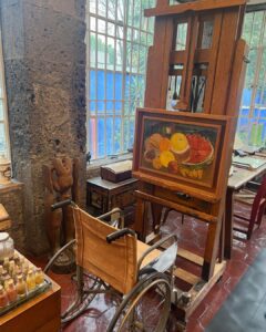 Justin Vivian Bond Instagram - Viv la Revolution! At the homes of Frida Kahlo and Leon Trotsky in Mexico City. I love knowing what perfume legends favored. Evidently Frida wore Emir by Dana, maker of Tabu! #glamourisresistance Museo Frida Kahlo