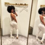 K. Michelle Instagram - No silicone!! Tuh! That’s grown woman cellulite and real life! I’m healthy and glowing!
