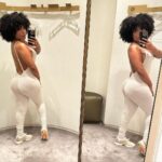 K. Michelle Instagram - No silicone!! Tuh! That’s grown woman cellulite and real life! I’m healthy and glowing!