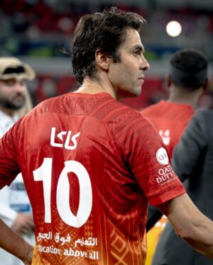 Kaká Instagram - The beautiful game has the power to change lives. Your values are capable of bringing hope. Love, respect and equality for everyone must fulfill the football environment and that’s why we call it “The Beautiful Game”. 
I thank the organization, the players, the people of Qatar and everyone who contributed to the #matchforhope ⚽️❤️

O beautiful game tem o poder de transformar vidas. Seus valores são capazes de trazer esperança. O amor, o respeito e a igualdade para com todos devem preencher o ambiente do futebol, e é por isso que o chamamos de “Beautiful Game”. 
Agradeço a organização, aos jogadores, ao povo do Qatar e a todos aqueles que contribuíram ao #matchforhope ⚽️❤️
