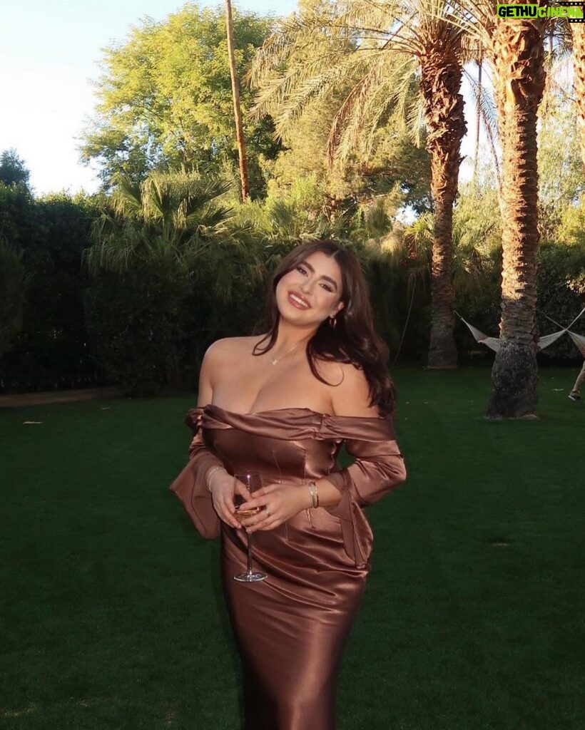 Kalani Hilliker Instagram - Celebrating love 🤎 Palm Springs, California
