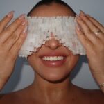 Kalani Hilliker Instagram - NEW DROP ALERT🤍 meet the mineral mask! Crafted with natural cooling crystals designed to soothe, relax, depuff, and cool the eyes. My favorite way to start and end my day 🧖🏼‍♀️🩷