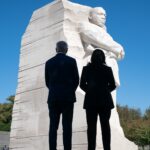 Kamala Harris Instagram - Reverend Dr. Martin Luther King, Jr. saw the future as a future of equity, justice, and opportunity for all. As we honor him today, it’s on us to carry out his work.