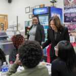 Kamala Harris Instagram - It was wonderful to be back in South Carolina. I stopped at Big T’s Bar-B-Que in Columbia to meet with supporters and remind them what's at stake in this election—from reproductive rights to gun violence prevention. Their voice matters.