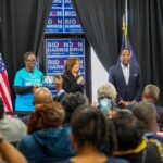 Kamala Harris Instagram - It was wonderful to be back in South Carolina. I stopped at Big T’s Bar-B-Que in Columbia to meet with supporters and remind them what's at stake in this election—from reproductive rights to gun violence prevention. Their voice matters.