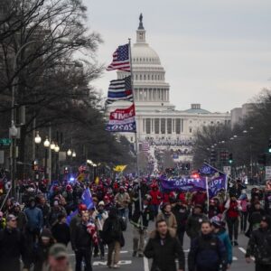 Kamala Harris Instagram - At 12 p.m. on January 6, 2021, Trump kicked off his rally near the White House where he called on Mike Pence to reject Joe Biden's win. 

An hour later, as Republican lawmakers objected to counting the electoral ballots of Arizona, a large crowd of Trump's supporters marched toward the Capitol.