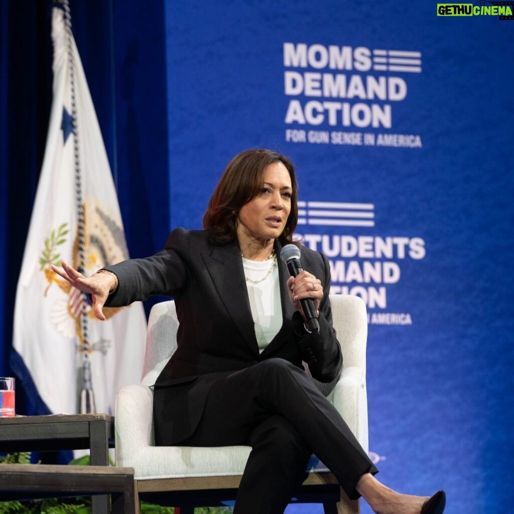 Kamala Harris Instagram - Ban assault weapons and high-capacity magazines. Require safe gun storage. End immunity from liability for gun manufacturers. Require background checks on all gun sales. It’s time for Congress to act.