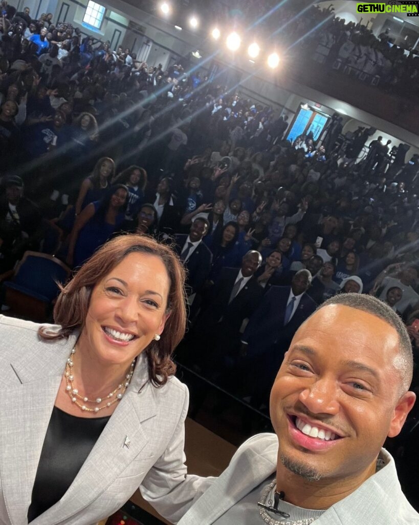 Kamala Harris Instagram - We are witnessing a full-on attack on our freedoms. Everything from making decisions about your own body to living free from gun violence is at stake. Register to vote and then get 3 friends to do the same. Your vote is your voice → Link in my bio.