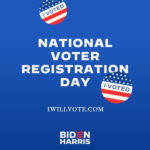 Kamala Harris Instagram - Our nation and democracy are stronger when everyone participates, and weaker when anyone is left out. On National Voter Registration Day, we must continue protecting the fundamental right to vote. Confirm your voter registration status at my link in bio.