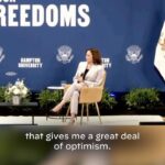 Kamala Harris Instagram - Seeing our young leaders invested in the future of our country fills me with optimism.