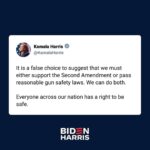 Kamala Harris Instagram - Everyone across our nation has a right to be safe.