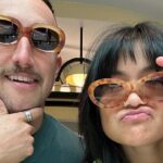 Karen Chuang Instagram - April 5, 2023 :: Life lately. 1) The Eras Tour at State Farm Stadium in Glendale, Arizona. 📸: @shannon_lynott 2) Allegiant Stadium in Las Vegas, Nevada. Two sold out shows and two birthday celebrations! 3) 🕶️ twins with Steve 4) Birthday swag from my co-workers. I don’t know about thee, I’m feeling 33! 5) Birthday dinner at Meteora ✨ 6) We love our orthopedic shoes. Thanks, Curtis, for the recommendation! 7) Backyard sunshine is the best ☀️ #theerastour #taylorswift #arlingtontstheerastour #glendaletheerastour #lasvegastheerastour #crapeyewear #oofos #eras #erastour