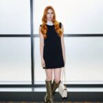 Karen Gillan Instagram - Guardians of the Galaxy press in Paris… @marvelstudios @louisvuitton 📸 by @cedricterrell Styling @rebeccacorbinmurray Hair @bobbyeliot Make up @jennakristina #guardiansofthegalaxy #marvel #gotgvol3 Disneyland Paris