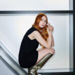 Karen Gillan Instagram - Guardians of the Galaxy press in Paris… @marvelstudios @louisvuitton 📸 by @cedricterrell Styling @rebeccacorbinmurray Hair @bobbyeliot Make up @jennakristina #guardiansofthegalaxy #marvel #gotgvol3 Disneyland Paris