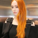 Karen Gillan Instagram - Guardians of the Galaxy press tour serving you look number 1 #guardiansofthegalaxyvol3 Styled by @rebeccacorbinmurray Make up @jennakristina Hair @bobbyeliot Seoul South Korea