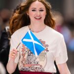 Karen Gillan Instagram - Such an honor and an absolute BLAST to be the Grand Marshal for this years Tartan Day Parade in New York City. We celebrated all things Scottish in my exquisite kilt made by the talented as hell @howiekilt Thanks for having me Tartan Day!!! #tartandayparade