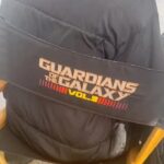 Karen Gillan Instagram - Catching @karengillan being a full Scottish stereotype 😜 💜 #nebulaandmantis 💚 #GotGVol3