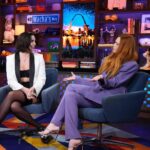 Karen Gillan Instagram - Well I just about lost my goddamn mind getting to be on @bravowwhl to chat all things Vanderpump Rules (which I watched for 4 hours A DAY while getting into Nebula make up). #guardiansofthegalaxyvol3 Outfit @stellamccartney Styling @rebeccacorbinmurray Make up @kaleteter Hair @thedavidcruz New York, New York