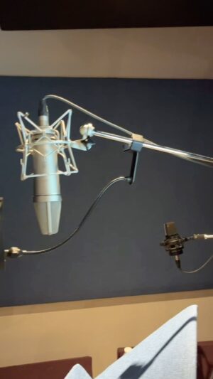 Kari Wahlgren Instagram - My home studio away from home today…Thanks Evolution Audio in Kansas City for a great remote session! (And a special thanks to engineer extraordinaire Bryan!) your booth sounded great… And your mural outside was pretty freaking cool, too! 🎙️💗

#behindthescenes #voiceover #cartoons #videogames #anime