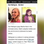 Kari Wahlgren Instagram – Who’s watched it? 🙋🏼‍♀️ Did you find my characters, Ma Kent and Young Clark?

#myadventureswithsuperman #makent #clarkkent #superman #dcu #dccomics