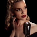 Kari Wahlgren Instagram – Photo shoot with the incredible @ericavincentphotos for an upcoming project. The retro glam vibes were magical!!🤩 Hair and makeup by @beauty_brigade_  and styling by @planetchaotika…thanks for making me feel so pretty, ladies!🥰