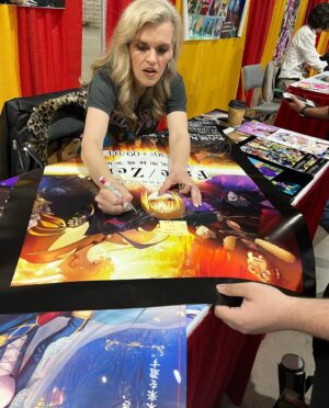 Kari Wahlgren Instagram - Day 3 and @anime_los_angeles continues to blow me away with its lovely fans and caring staff. 🥰

Looking forward to one more day tomorrow! 💗

#anime #womeninanimation #cosplay #voiceover