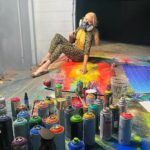 Karin Brauns Instagram – Me around midnight.. A colorful mess in Pj’s
.
.
.
.
.
#weekend #sunday #art #artist #artistsoninstagram #popart #happy #bottleart #newweek #fun #artgallery #studio #top #mood #luxury #artofinstagram #blonde #actress #la #live #paintingprocess #artistsoninstagram #paintingart #artworld #tigercostume #artistlifestyle #paintings #artevent #karinbraunsgallery #karinbrauns Manhattan Beach, California
