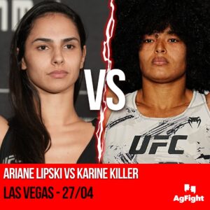 Karine Silva Instagram - Luta 🇧🇷 vs 🇧🇷 na área. @karine_killer_ufc duela com @arianelipski no dia 27 de abril, em Las Vegas. Lutão 🙏🏻🔥

A notícia foi divulgada em primeira mão pelo @mmahoje 

📸 @louisgrassephotos
