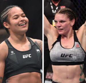 Karine Silva Instagram - Nuestra amiga Karine Silva (#13) tendrá una oportunidad grande de escalar posiciones,cuando se enfrente a Lauren Murphy (#6) de peso mosca en UFC 299,el 9 de marzo.

SIGANME Y DALE LIKE PARA MÁS CONTENIDOS, META 10 MIL SEGUIDORES:
@adicto_al_ufc 
Sigan @karine_killer_ufc 
#ufc299 #karinesilla #womanfight #laurenmurphy #ufc296 #ufc #ufcespañol #ufcbrasil #ufcnoticias #mma #mmaenespañol #miami #mmabrasil #juijitsu #brasil #womanfighting