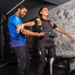 Karishma Tanna Instagram - Just had my first tryst with EMS training and oh boy, was it electrifying! ⚡️💪 Dived into this high-tech fitness fiesta that promises the benefits of a long, intense workout session in just about 20 minutes. Yes, you heard it right! EMS (Electrical Muscle Stimulation) is all about maximizing your muscle activation with electric impulses, making every second count. It’s like giving your body a full workout party without spending hours at the gym. The future of fitness is here, and I’m all for it. Feeling charged, stronger, and utterly fab! Can’t wait to see where this journey takes me. 📹edit by: @numb3r.ia #EMSRevolution #FitInTwenty #ElectricFitness #WorkoutMagic #MuscleMiracle