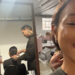 Karrueche Tran Instagram - shoutout to @cesar4styles for this haircut 🫶🏽🫂 life is really LIFING right now and it was time for me to let go of a lot of old energy.. I’ve always wanted to cut my hair short short but never had the balls to do it.. I feel like a weight has been lifted.. I feel so free and I honestly love it.. being able to release my hair in the ocean along w some of my dads ashes was magical.. a full circle moment as my dad was also a hairstylist lol 🕊️ Cesar, thank you for being so gentle and patient with me.. I appreciate you so much.. Out with the old, in with the new ✨ (last pic was our first round haircut lol)