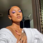 Karrueche Tran Instagram - AMAs ‘23 Gotta take a minute to give my team their flowers!! Always keeping me on point, every single time! Love y’all! @bryonjavar @artistrybystephen_ @hairbyyuichi 📸 @mr_dadams The West Hollywood EDITION