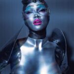 Karrueche Tran Instagram - ALIEN SUPERSTAR 🛸 Ladies and gents, @bryonjavar owns Halloween! @mr_dadams @saishabeecham