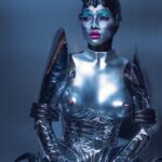 Karrueche Tran Instagram - ALIEN SUPERSTAR 🛸 Ladies and gents, @bryonjavar owns Halloween! @mr_dadams @saishabeecham