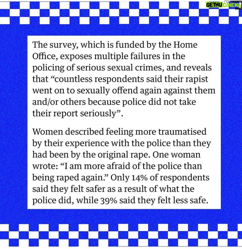 Kate Beckinsale Instagram - "But why didn't they report" seems to be THE question on critics lips this week - post Russell Brand allegations coming to the surface... Good then, that this survey has just been published, which details the traumatic and damaging effect that reporting to the police has on survivors. Very little is commonly known of how gruesome and gruelling it is for survivors to come forward and go through the process of reporting an assault to the police. It's a process in which you are treated like a criminal and investigated yourself, in which there is very very very little chance of justice or a conviction (less that 2%), and in which there's a high probability you will be subjected to victim blaming and re-traumatisation. These are all things that critics seem to be unaware of when jumping to the defence of celebrities accused of rape, where allegations have surfaced years later or not been reported to the police. I wish surveys like this one published in the @guardian were taught as part of the curriculum, and spoken about by politicians and influential celebrities more often. It feels like a constant battle to get the reality that most survivors face out into the world, when it's repeatedly being denied and thrown back in our faces time and time again. Please share this article far and wide if you can - we need to keep flooding the conversation around VAWG and gender based violence with the actual, grim, hard truths - if we are ever going to do something to change the system. Repost : @cheerupluv