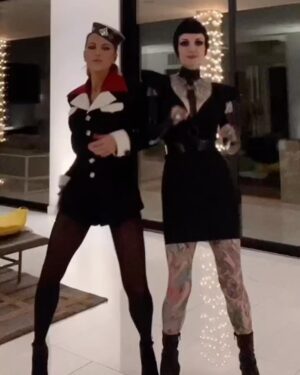 Kate Beckinsale Instagram - Happy birthday @nina_kate the friend I should have had since primary school when we both had wonky fringes . I love you and I love that we love all the same things including shoebills and Lee and pronking. May we pronk always for joy 💕🖤🖤💕 PS you held me up in the days before Clive died and were with me when he died and put me to bed and let me cry and cry and then you came with me to Armageddon and I’ll never ever forget it x