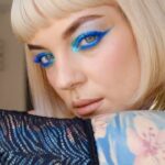 Kateřina Mlejnková Instagram - Full Blue 💙 makeup look ✨ Products: Eyeshadows primer: @nyxcosmetics - Ultimate Shadow and Liner Primer Blue eyeshadow: @patmcgrathreal - MTHRSHP palette (@sephora) @natashadenona - CIRCO LOCO EYESHADOW PALETTE (@sephoraczechrepublic) Blue Mascara: @yslbeauty . . . . . . . . #makeup #makeupturorial #makeupgoals #makeupidea #makeuplove #glammakeup #mua #makeuppro #makeuptransformation #makeuptime #makeuptutoria #bluemascara #yslbeauty #bluemakeup #koki9 #makeupartist Prague, Czech Republic