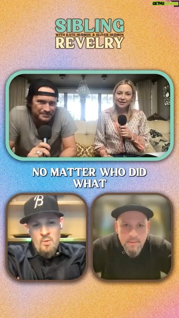 Kate Hudson Instagram - I absolutely love when we interview twins! It makes me emotional every time because that bond is a beautiful thing 💫 Love these men! The Maddens out now! @siblingrevelry EVERYWHERE YOU LISTEN TO PODCASTS 🎙
